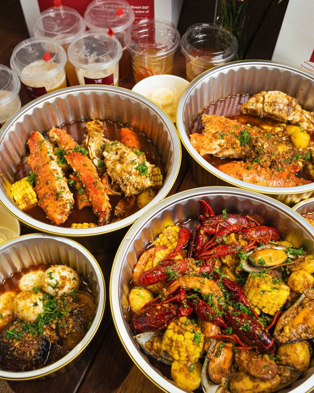 Signature seafood feast