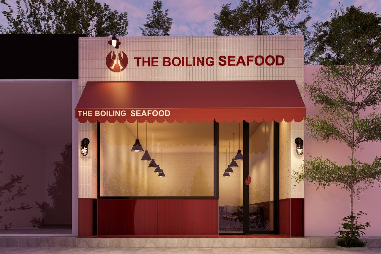 The Boiling Seafood dining room